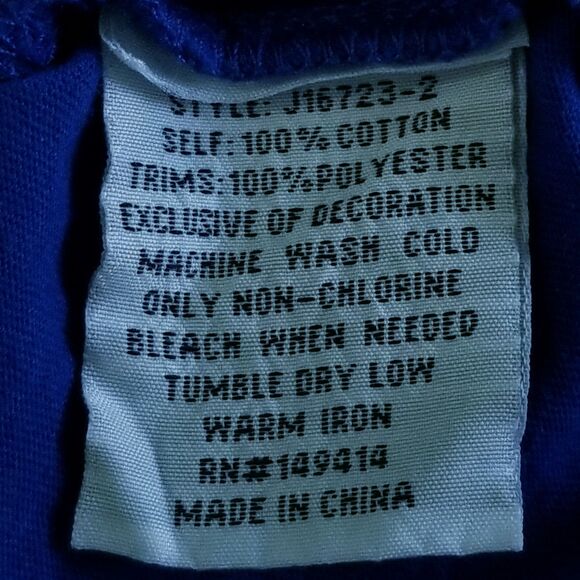 NEW Johnny Was Oriel Flutter Sleeve Tee Shirt Size XS Blue Embroidered Boho Chic - Picture 11 of 11